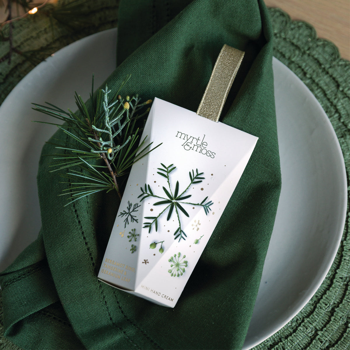 Bergamot, Tangerine & Geranium Leaf Hand Cream Ornament