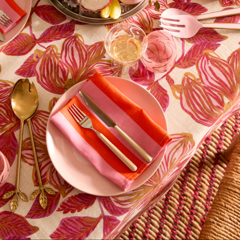 Bold Stripe Sorbet Napkins Set of 4
