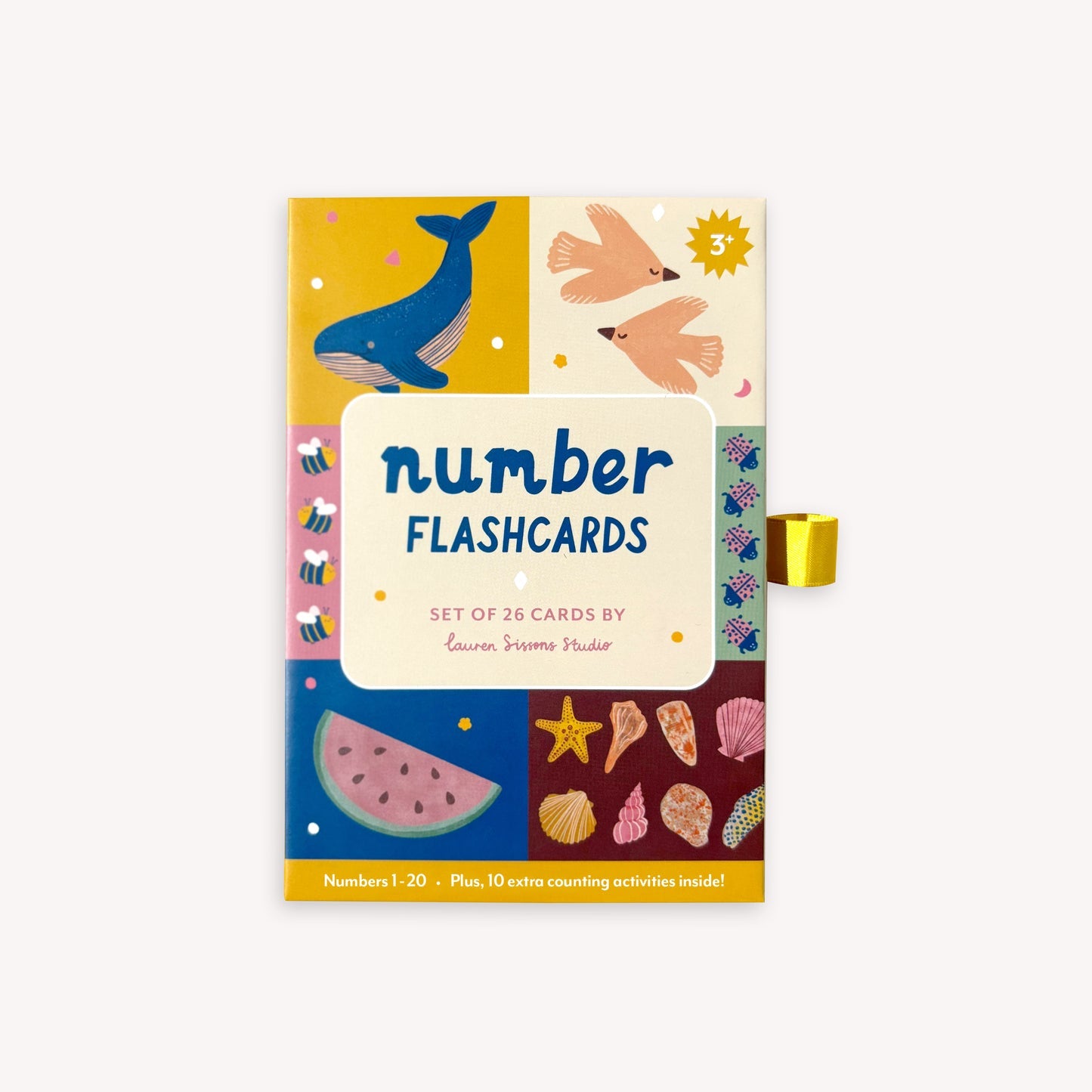 1-20 Illustrated Number Flashcards