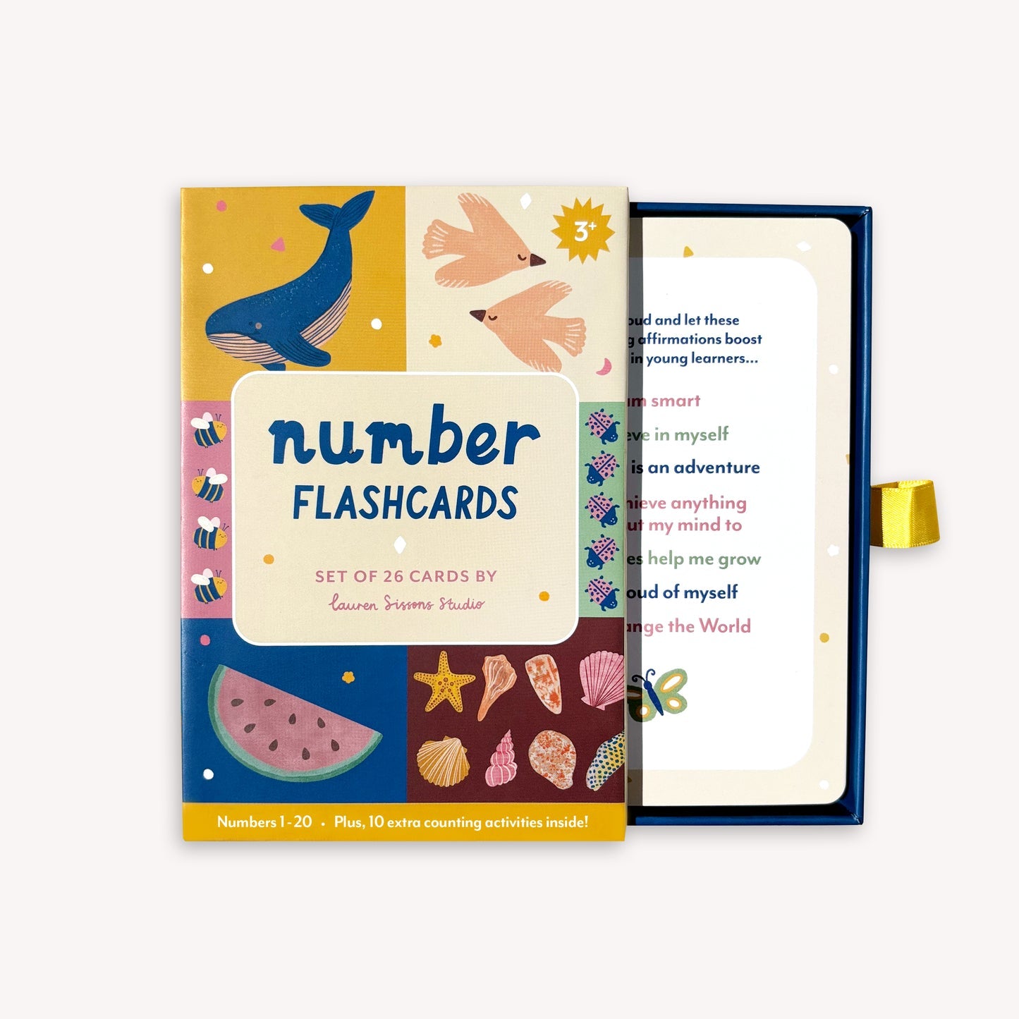 1-20 Illustrated Number Flashcards