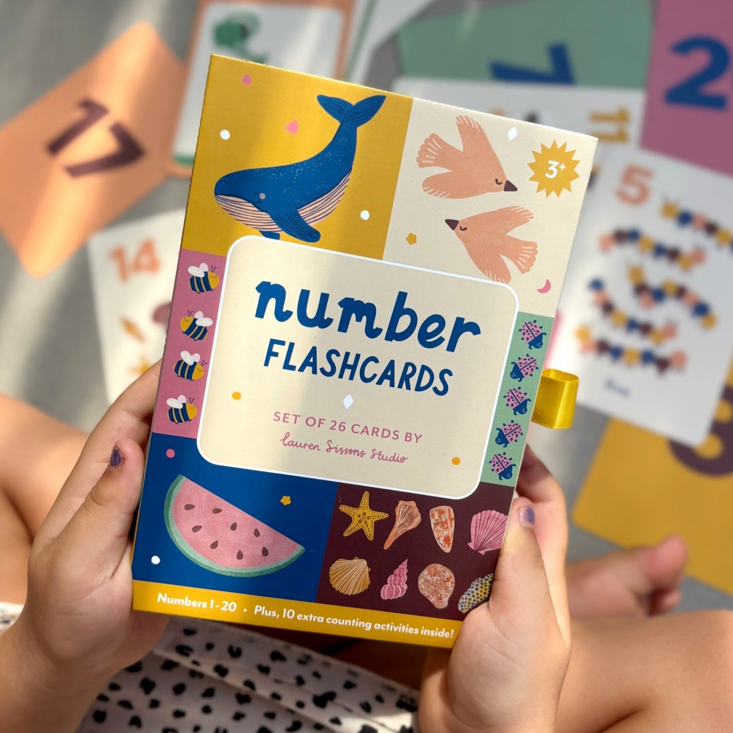 1-20 Illustrated Number Flashcards