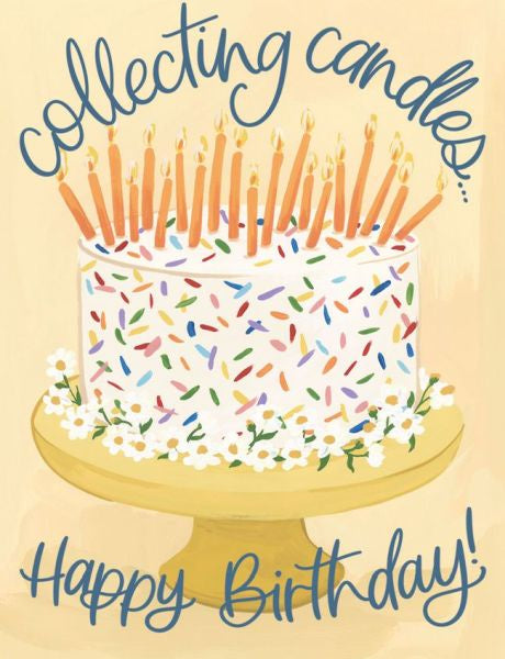 Collecting Candles Greeting Card
