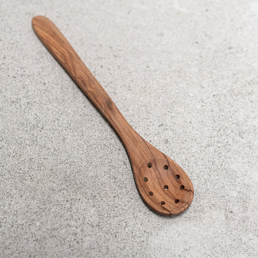 Olive Wood Holed Spoon