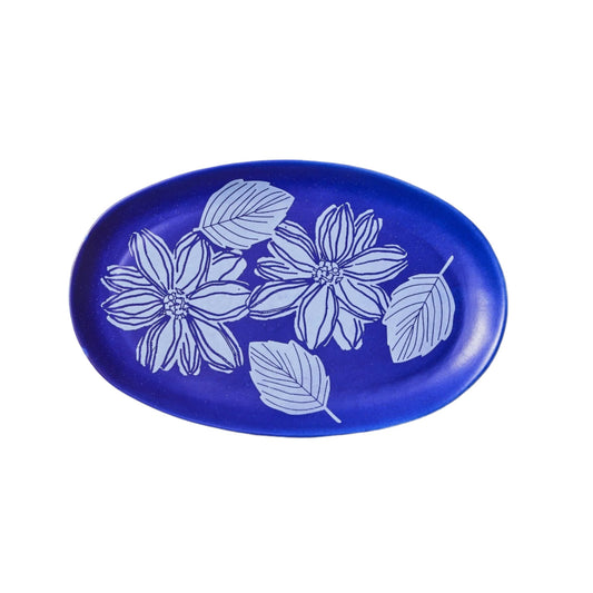 Margot Cobalt Oval Plate