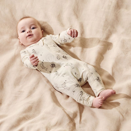 Whispering Willows Organic Zipsuit