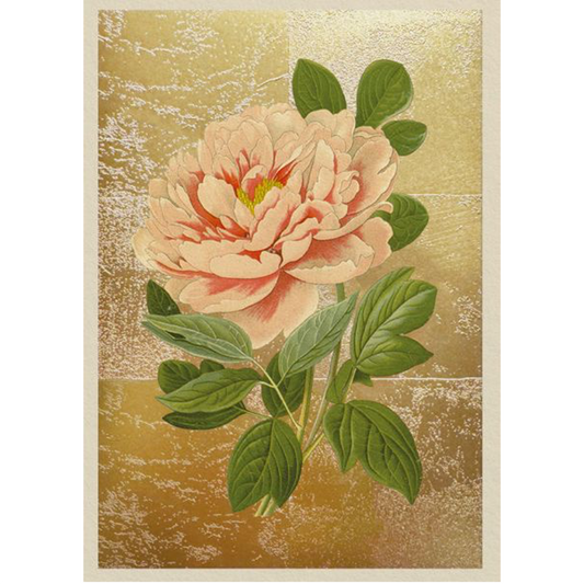 Tree Peony Foil Greeting Card