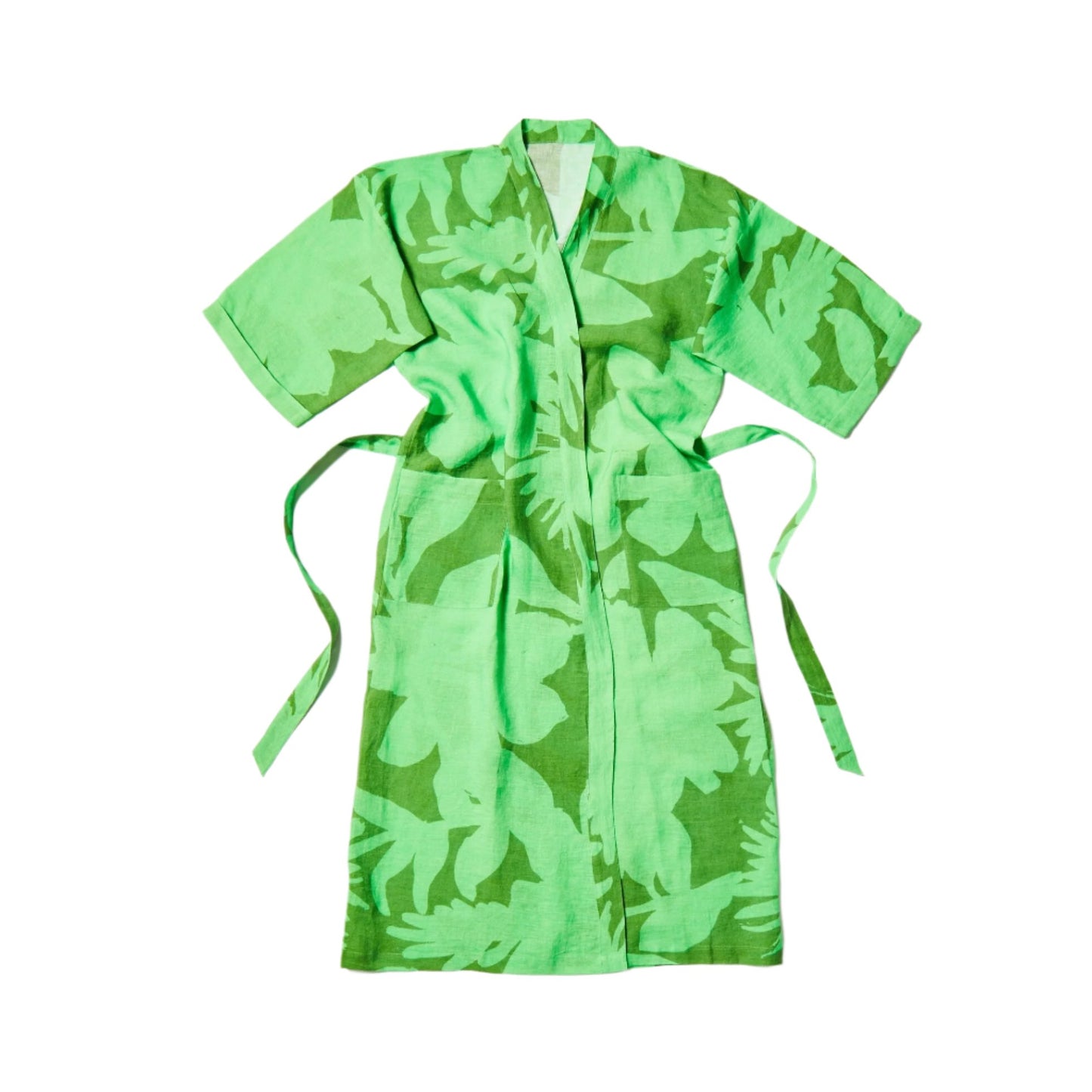 Carmine Green Robe