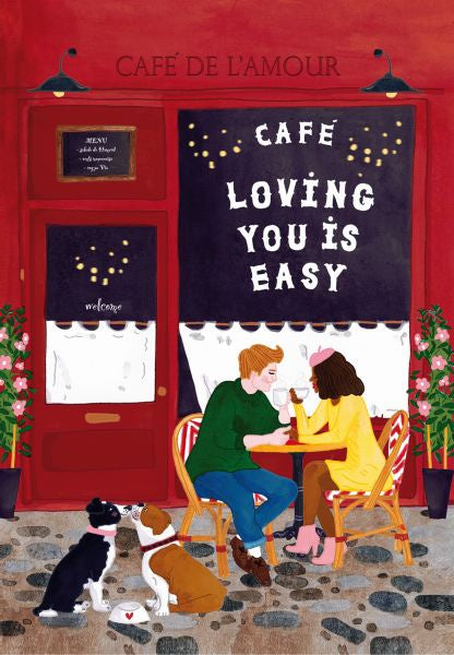 Love Cafe Greeting Card