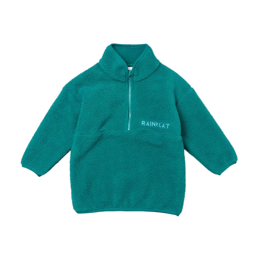 Quarter Zip Kids Fleece Dark Teal