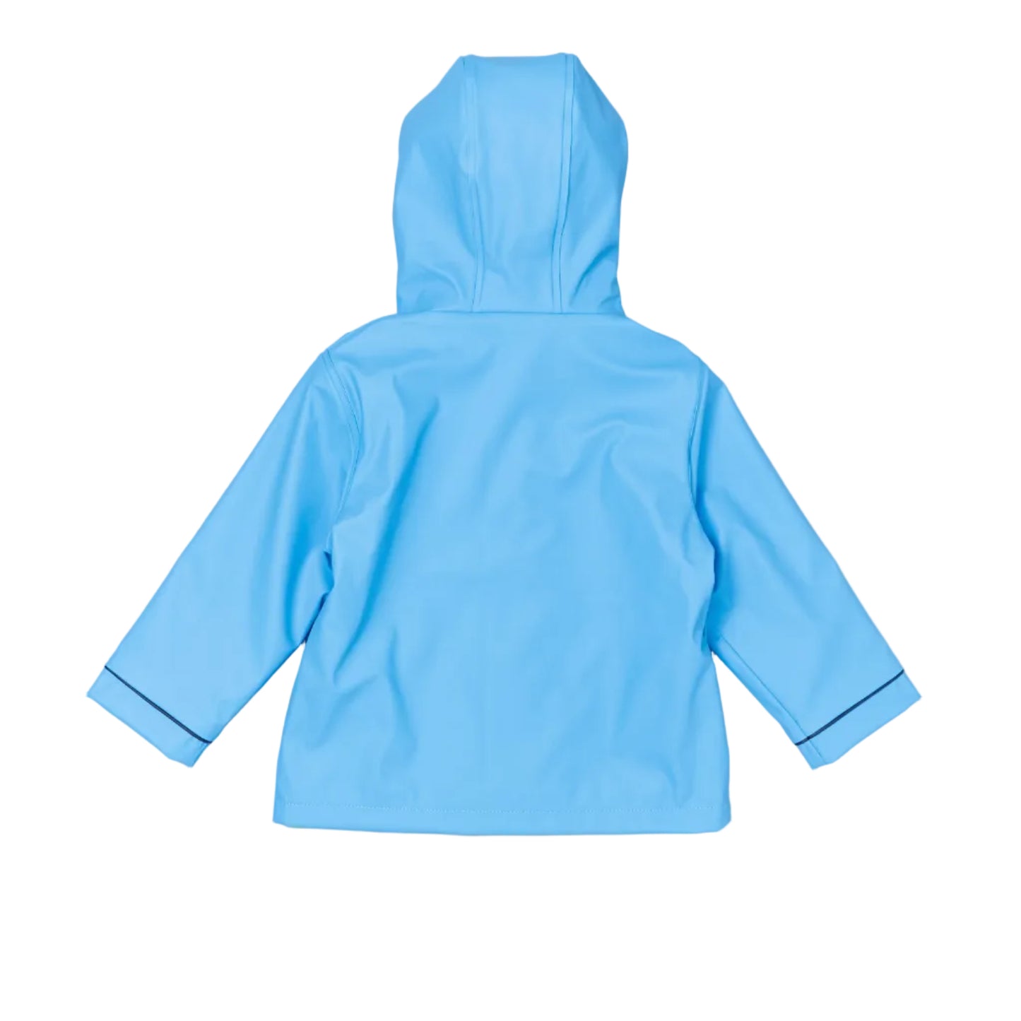 Stripy Sailor Waterproof Jacket Light Blue