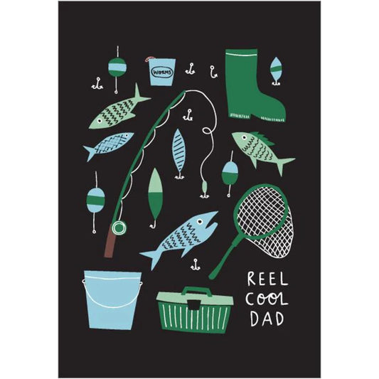 Reel Cool Dad Greeting Card
