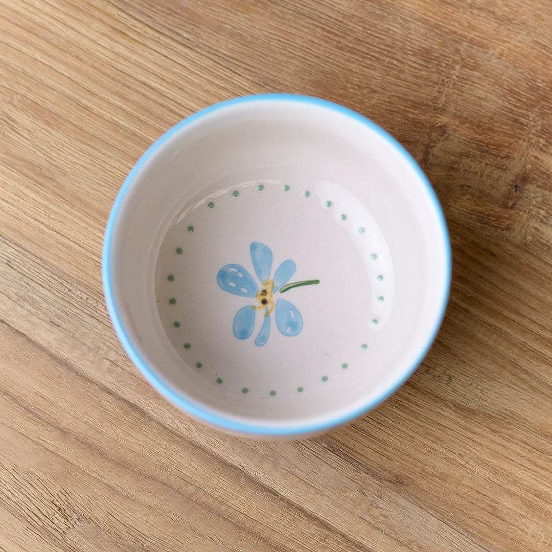 June's Garden Forget Me Not Condiment Bowl