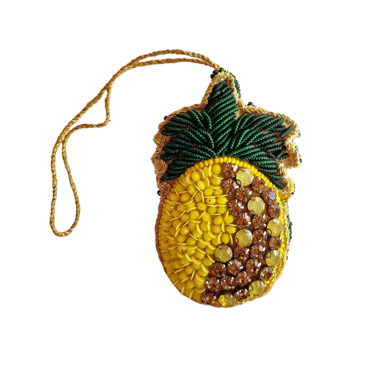 Beaded Pineapple Hanging Decoration