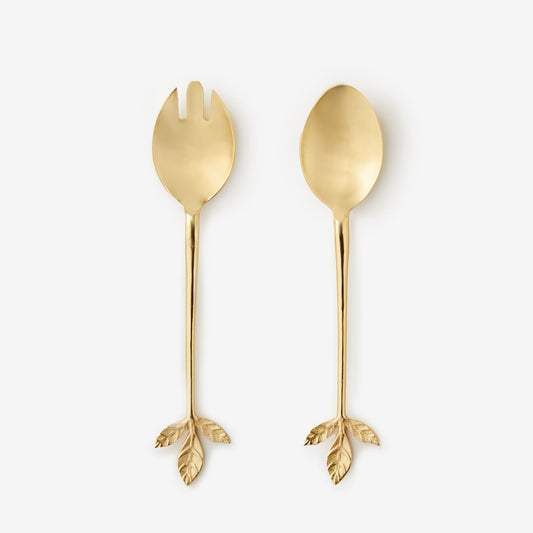 Leaves Salad Servers Set of 2