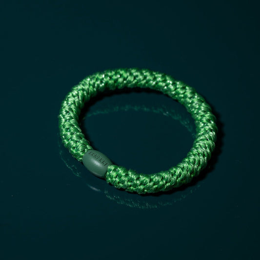 Emerald Zest Glitter KKNEKKI Hair Tie