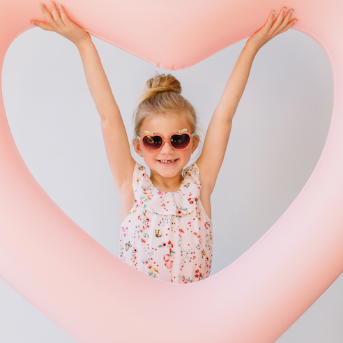Apple Peach Kids Sunglasses