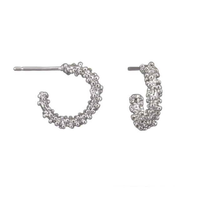 Jenna Silver Hoops