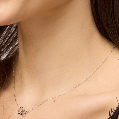 Linked Felice Silver Necklace