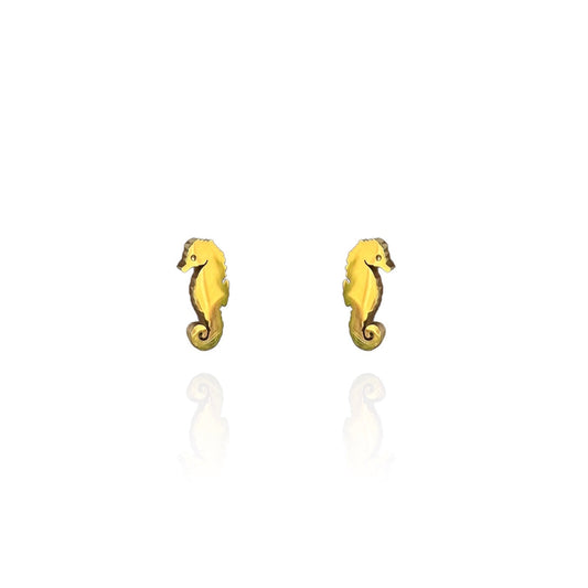 Sea Horse Stud Earrings
