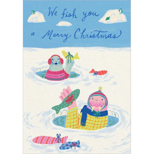 Christmas Seals Greeting Card