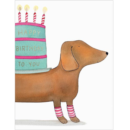 Slinky Dog Birthday Greeting Card