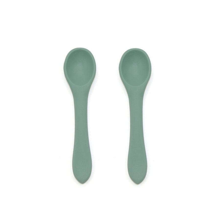 Silicone Baby Spoons 2 Pack Ocean