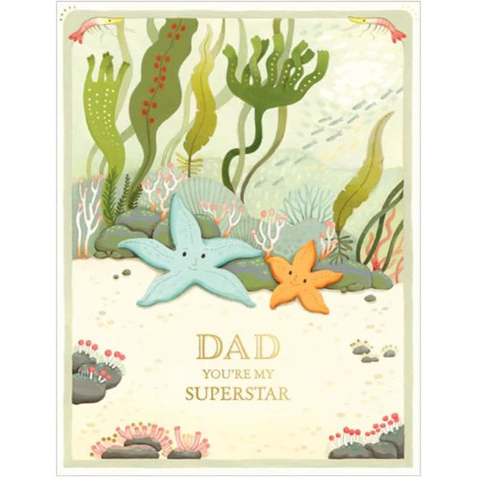 Superstar Dad Greeting Card