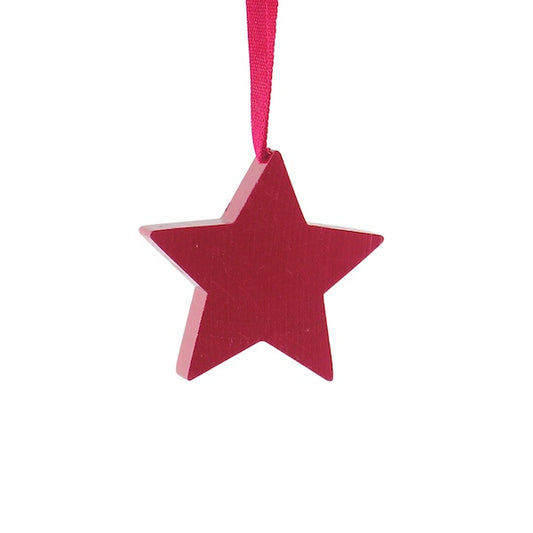 Hanging Star Mini Red