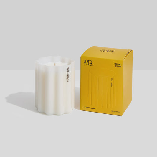 Teak & Neroli Wave Candle
