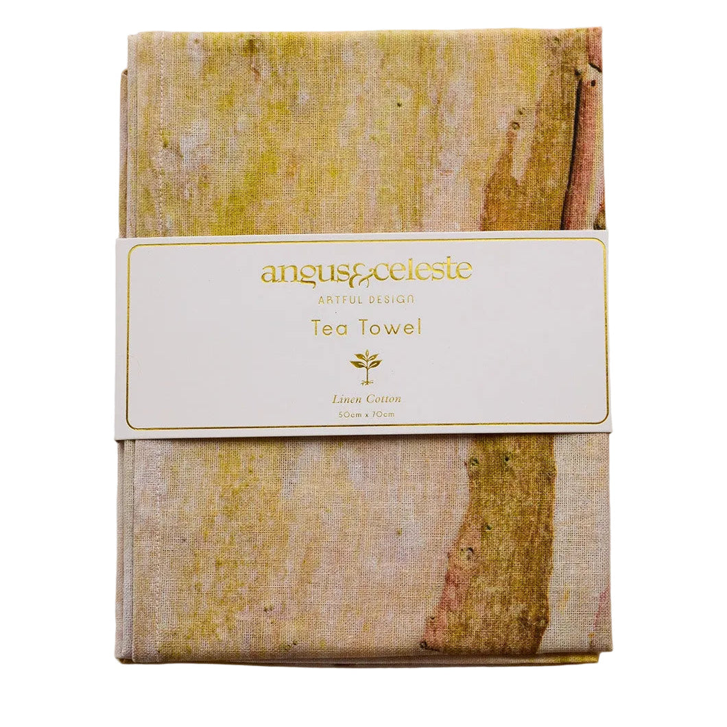 Eucalyptus Tree Bark Linen Blend Tea Towel