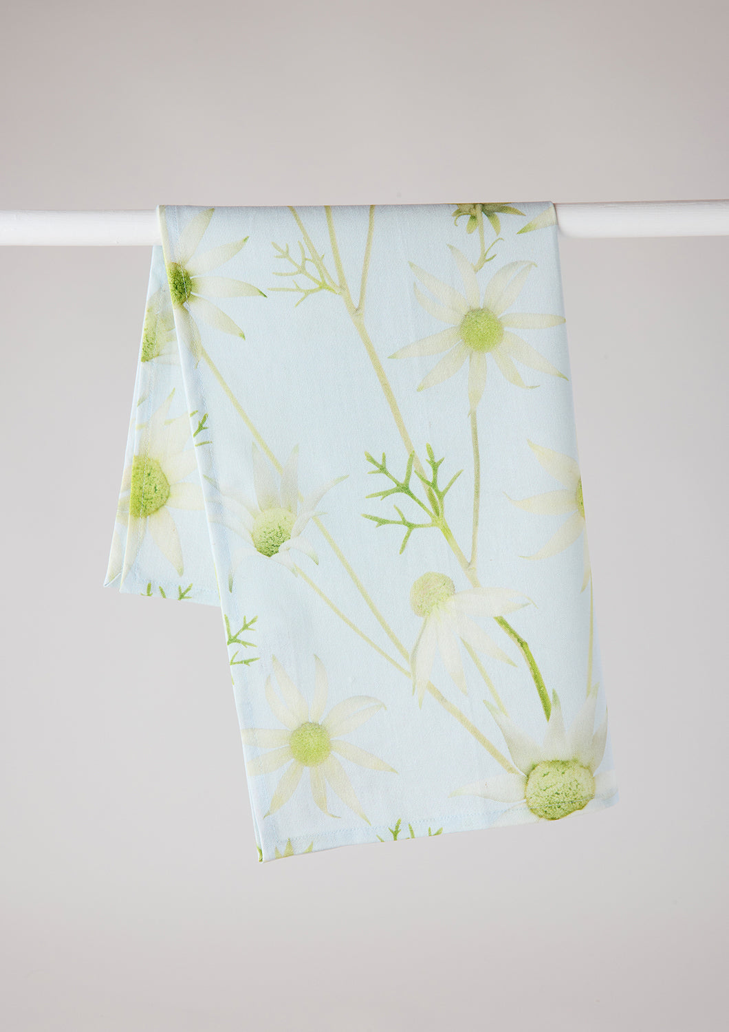 Flannel Flower Linen Blend Tea Towel