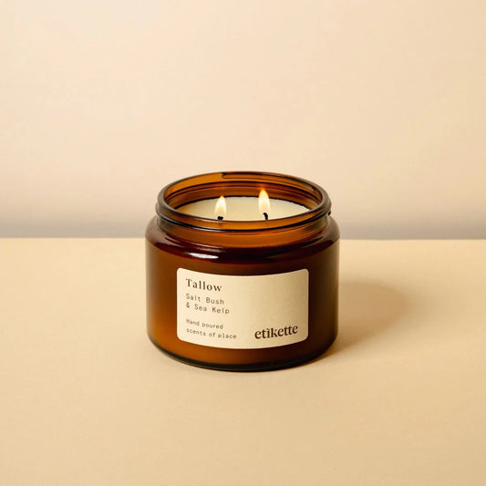 Tallow Large Double Wick Candle