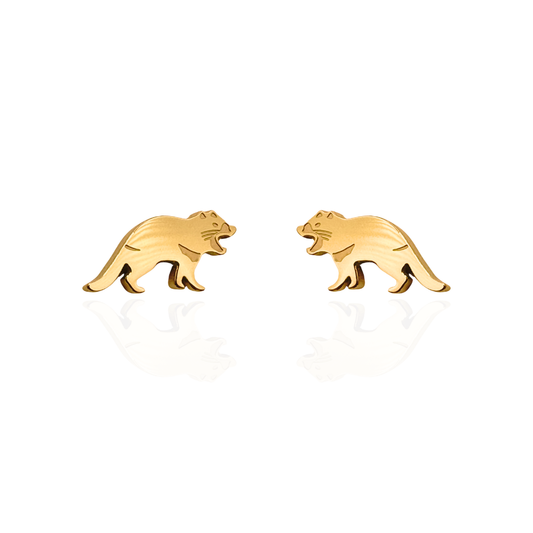 Tasmanian Devil Stud Earrings