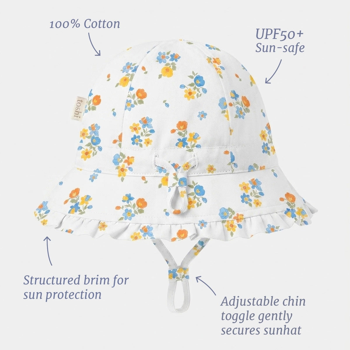 Maddie Vanilla Arcadia Bell Hat