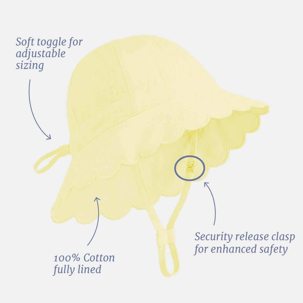 Lemon Florence Bell Hat