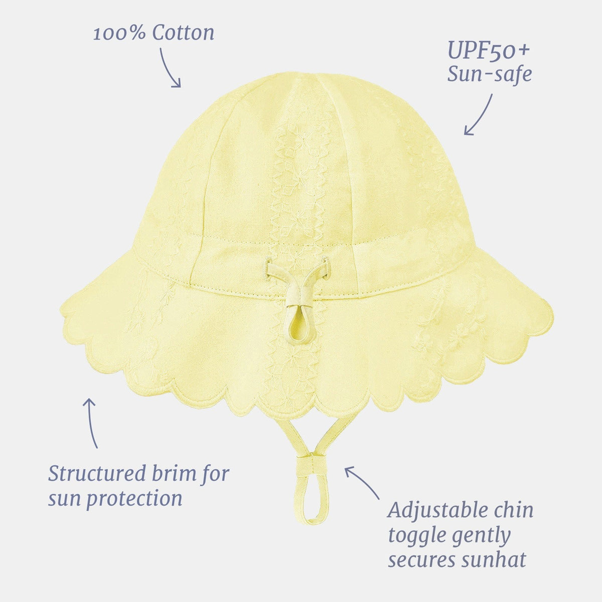 Lemon Florence Bell Hat