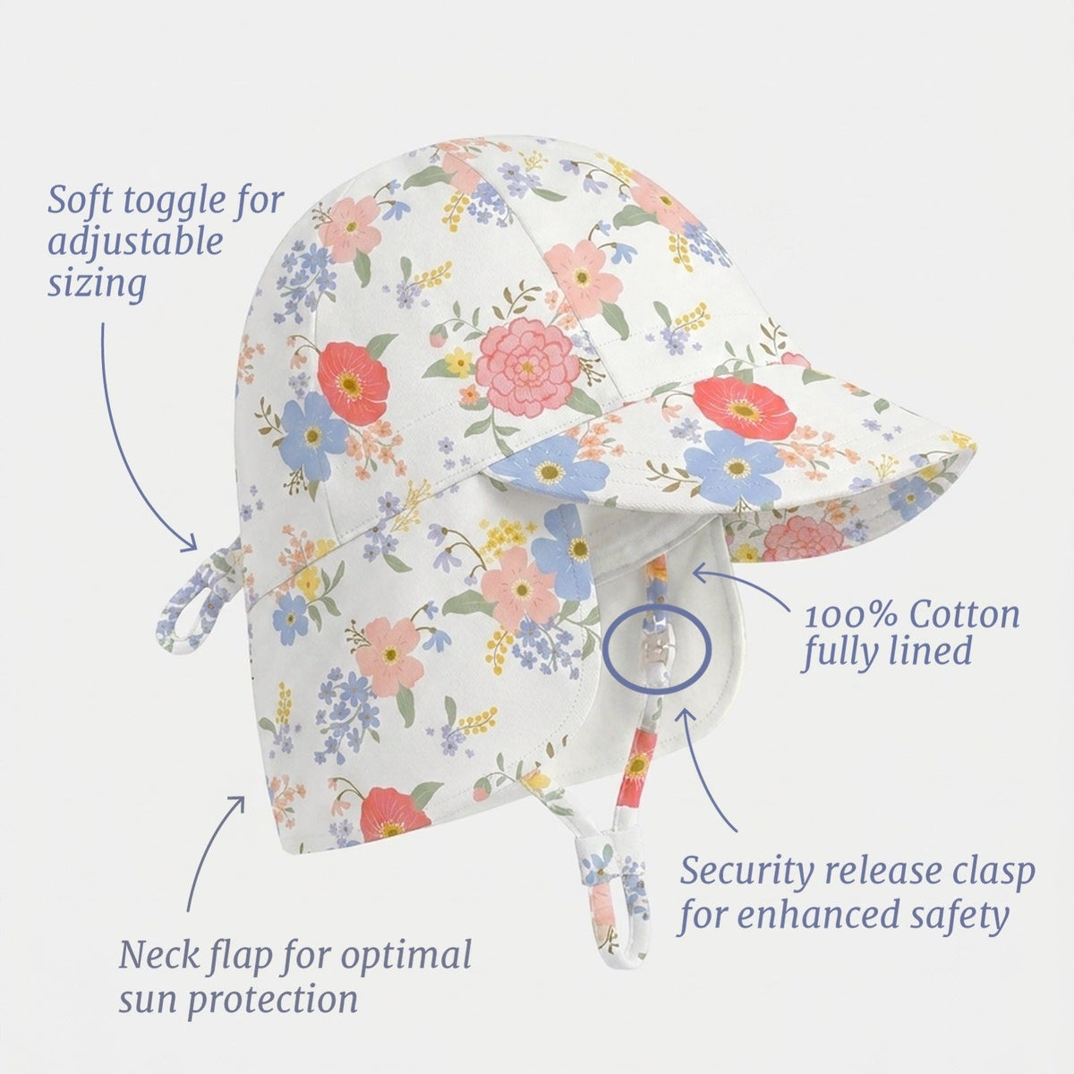 Field Flowers Arcadia Flap Cap
