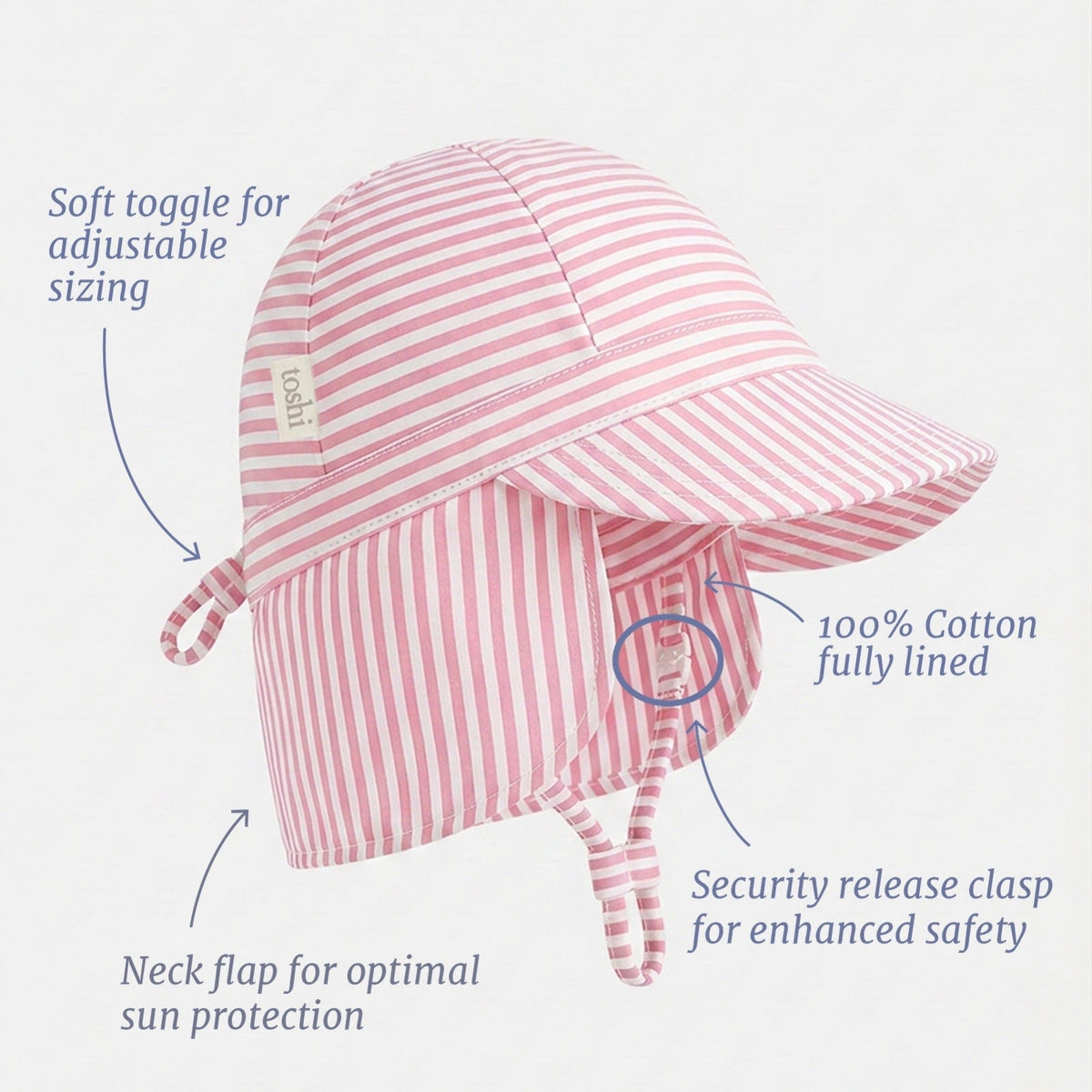 Blossom Mini Flap Cap