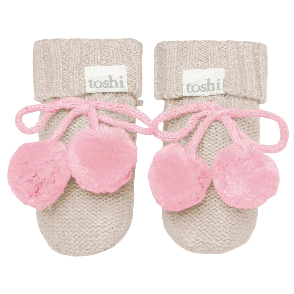 Oatmeal Bobby Organic Booties