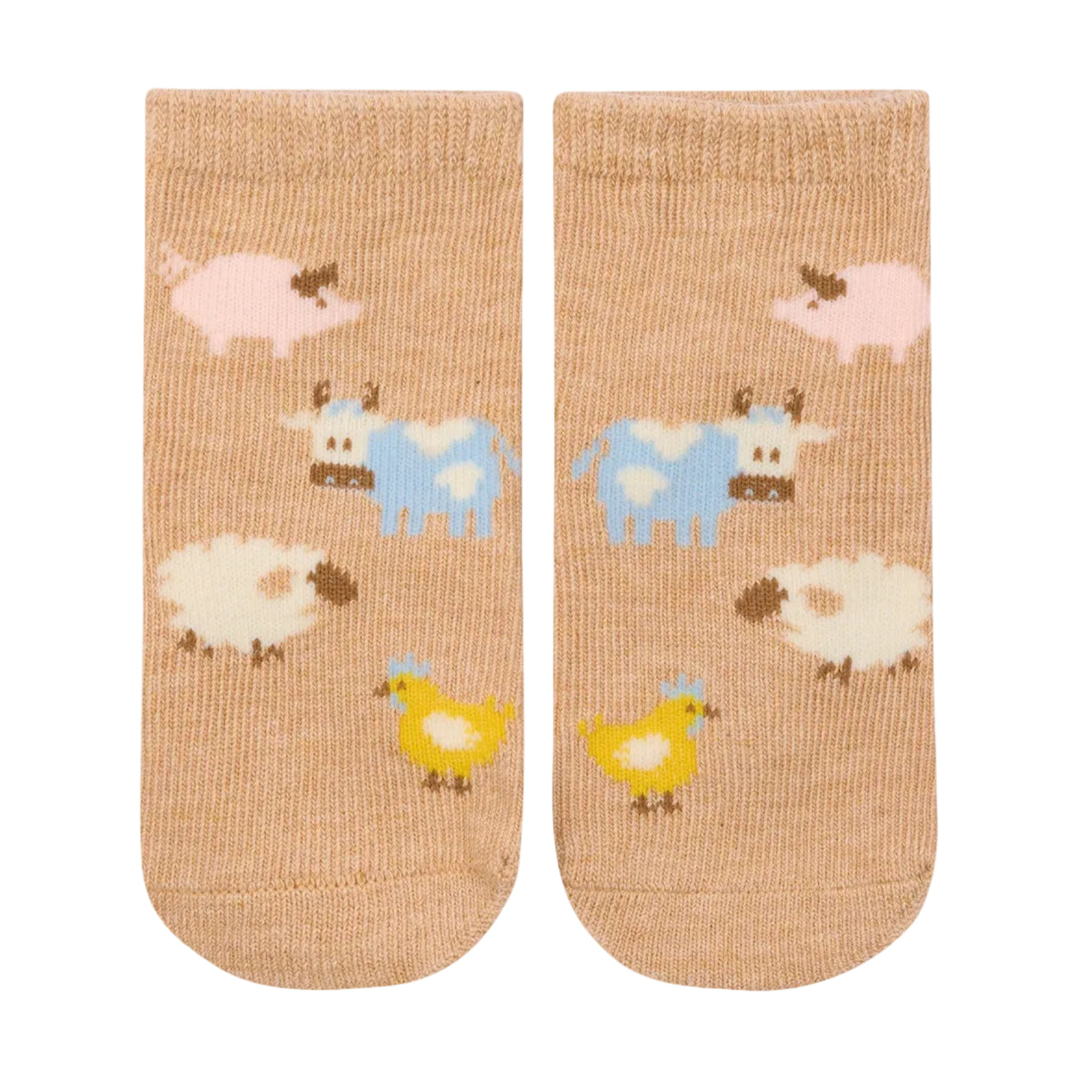Farm Buddies Jacquard Organic Ankle  Socks