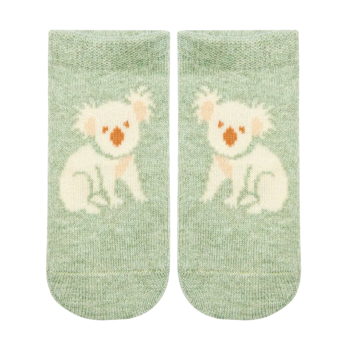 Koala Jacquard Organic Ankle Socks