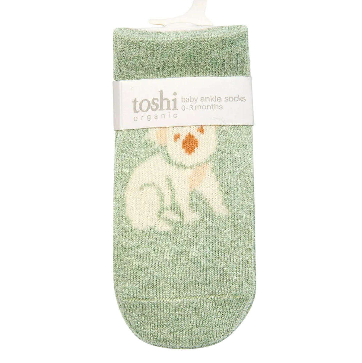 Koala Jacquard Organic Ankle Socks