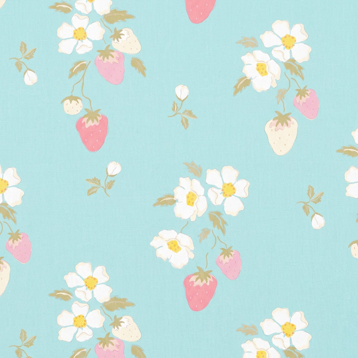 Strawberry Fields Aqua Sunhat