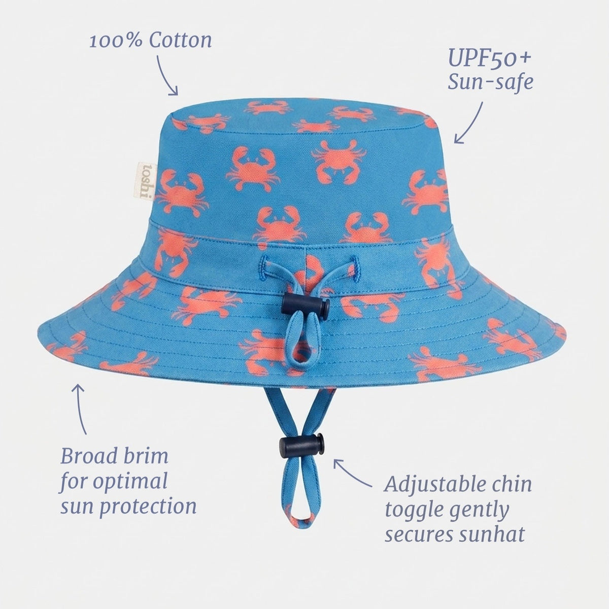Mud Crabs Tide Sunhat