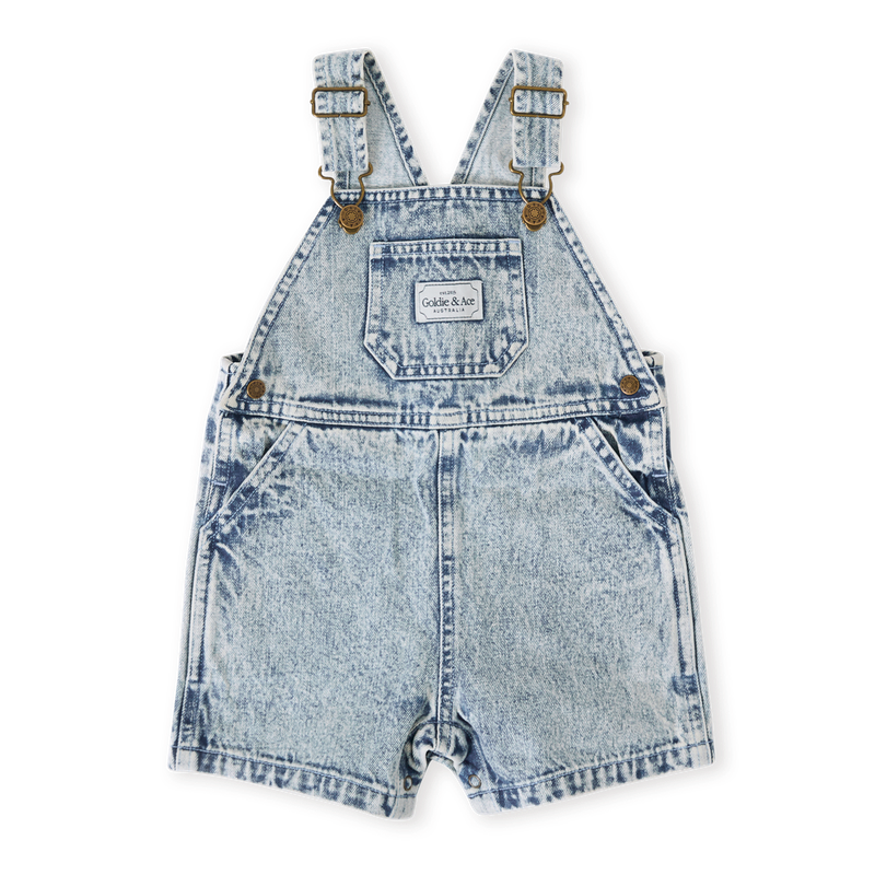 Burton Vintage Washed Denim Kids Overalls