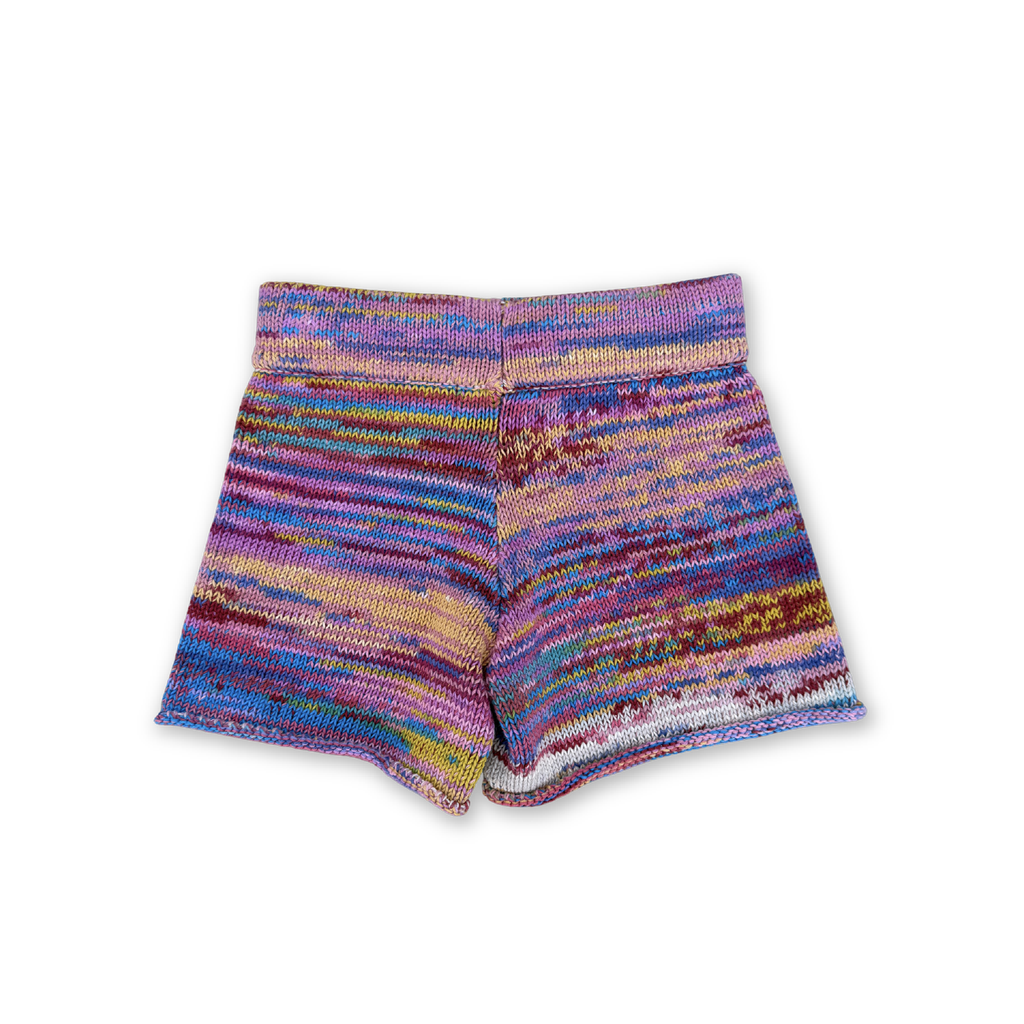 Rainbow Knitted Kids Shorts