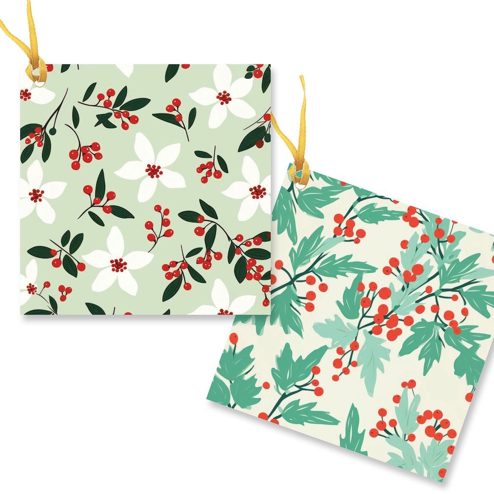 Foliage Set of 10 Christmas Gift Tags