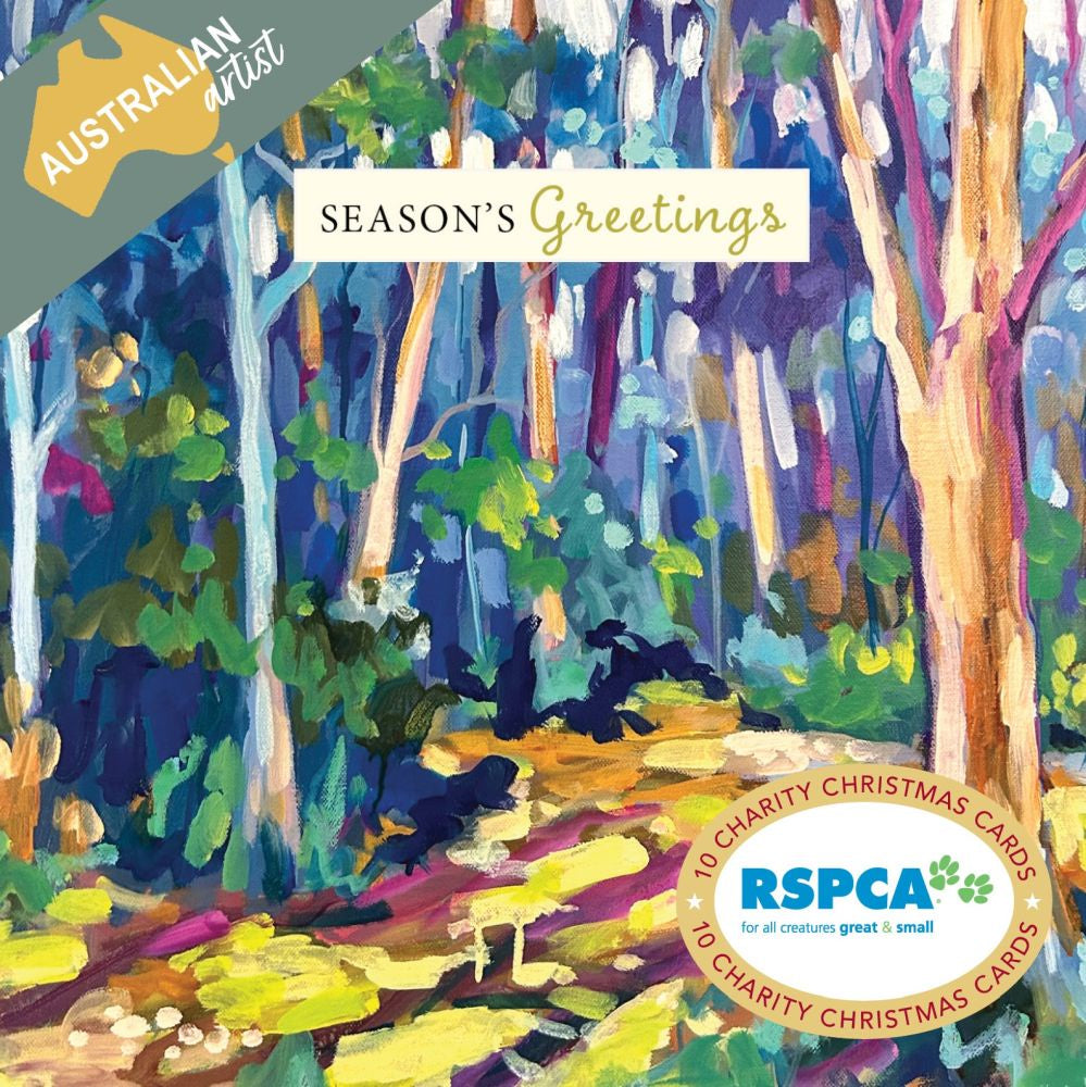 Australian Christmas Gums Charity Cards Set of 10