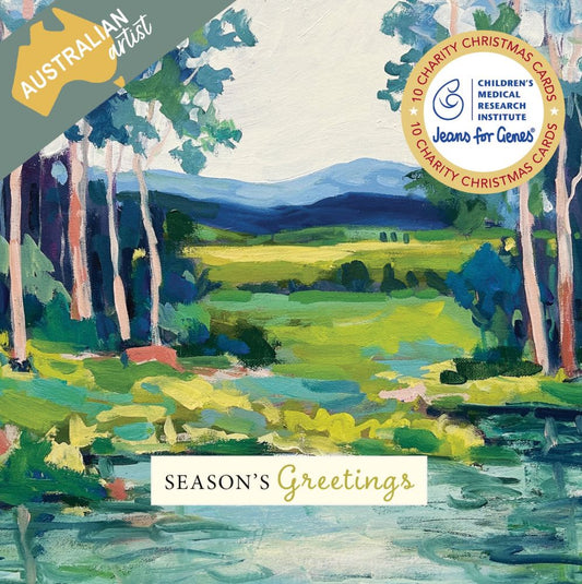 Australian Christmas Serenity Charity Christmas Cards Set of 10