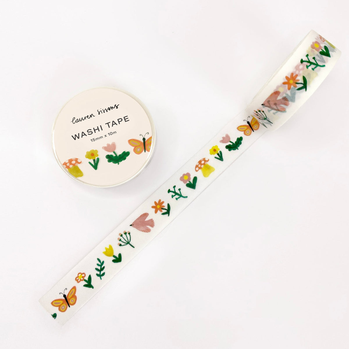 Floral Spring Pattern Washi Tape